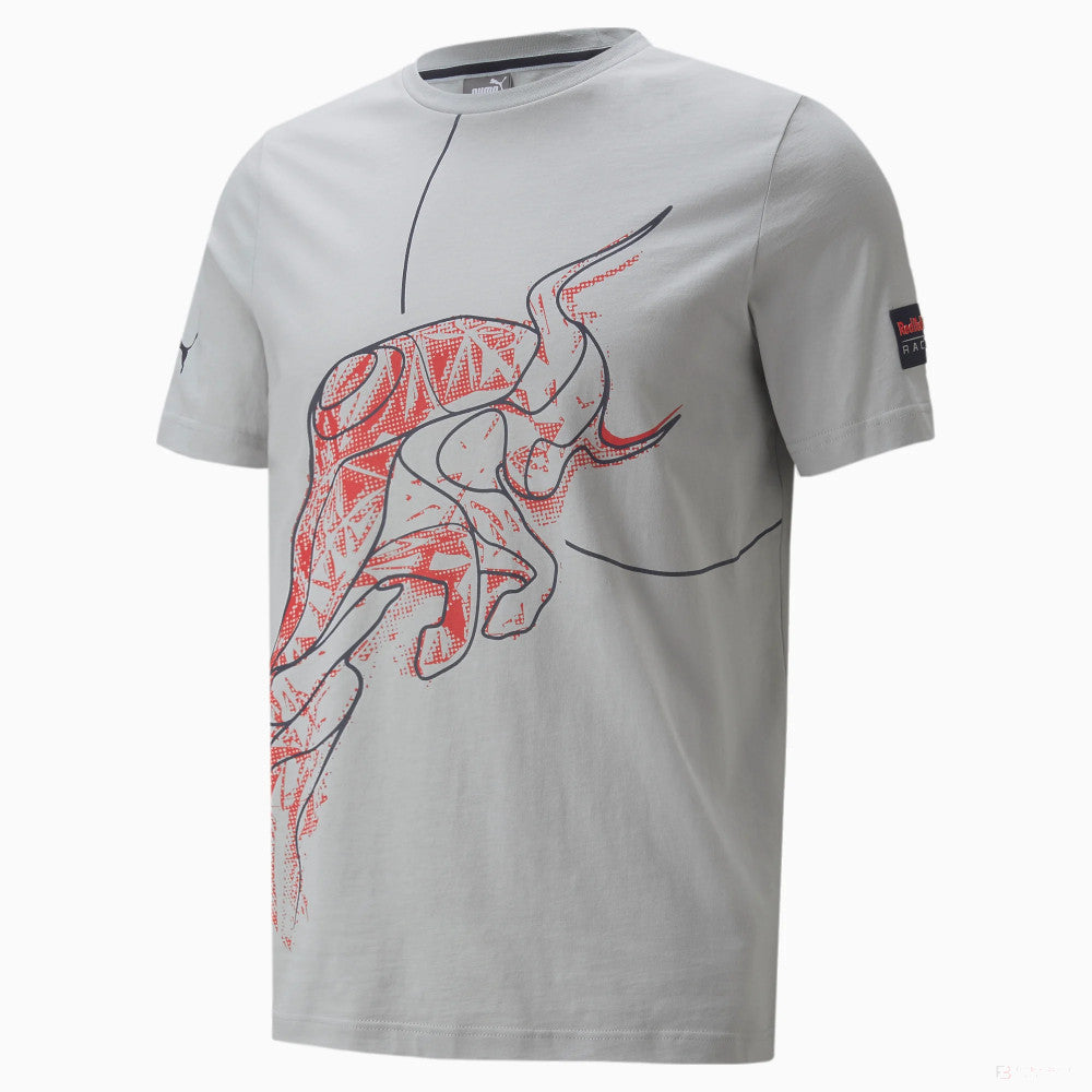 T-shirt col rond, Red Bull Racing, 2022, Grise