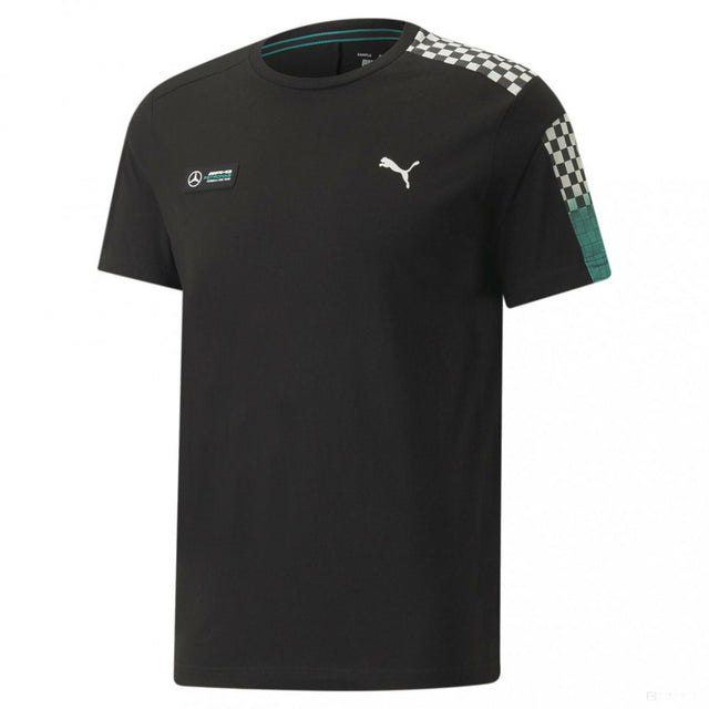 T-shirt col rond, Mercedes, 2022, Noir - FansBRANDS®