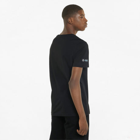 T-shirt col rond, Mercedes, 2022, Noir - FansBRANDS®