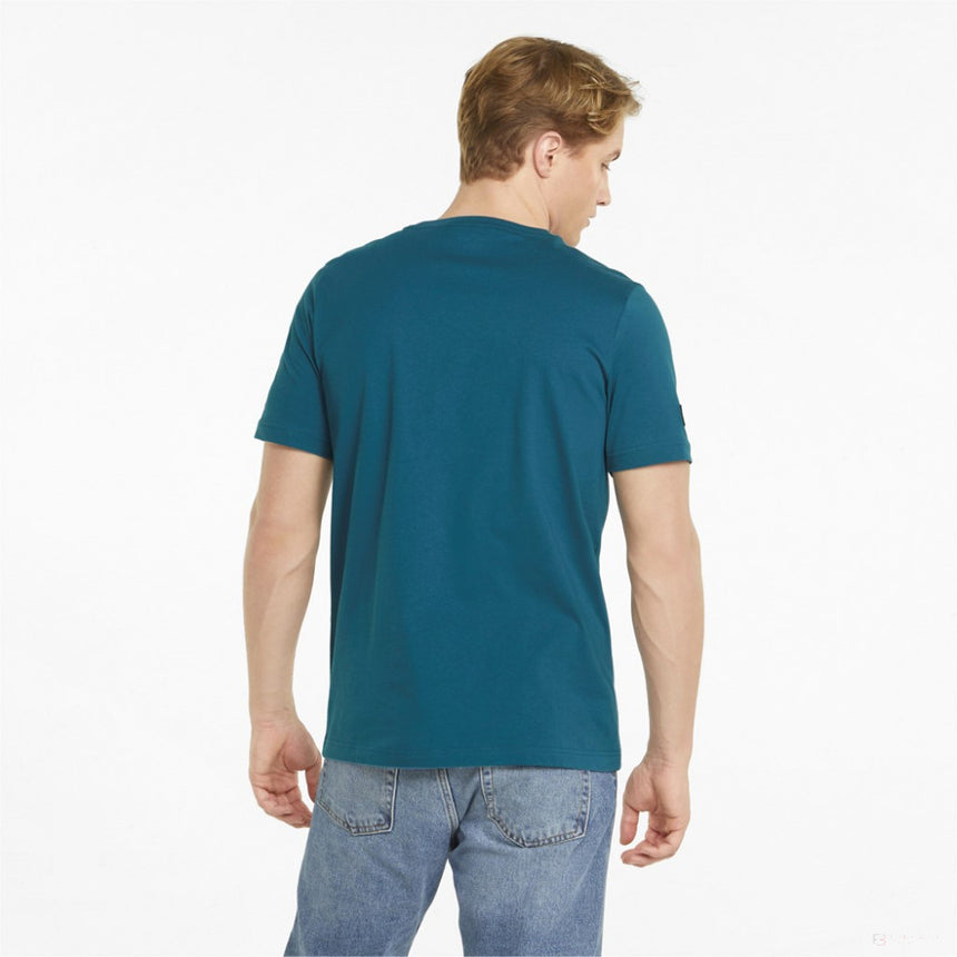 T-shirt col rond, Mercedes, 2022, Bleu - FansBRANDS®