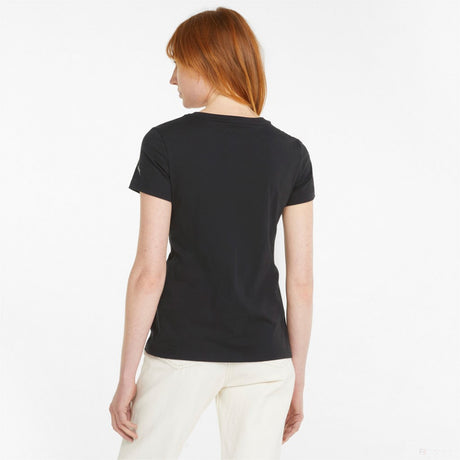 T-shirt col rond, Femmess, Mercedes, 2022, Noir - FansBRANDS®