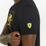 T-shirt col rond, Puma Ferrari, 2022, Noir - FansBRANDS®