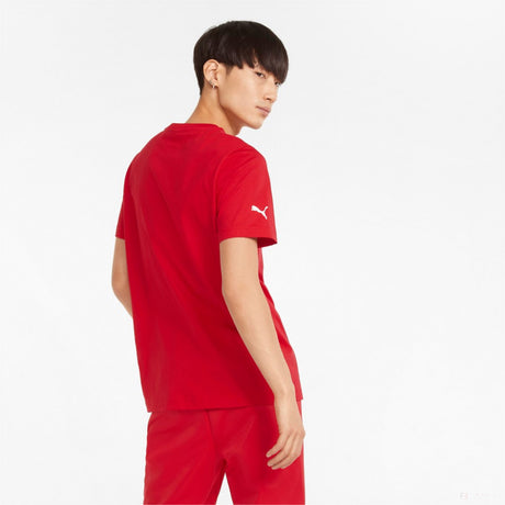 T-shirt col rond, Puma Ferrari, 2022, Rouge - FansBRANDS®
