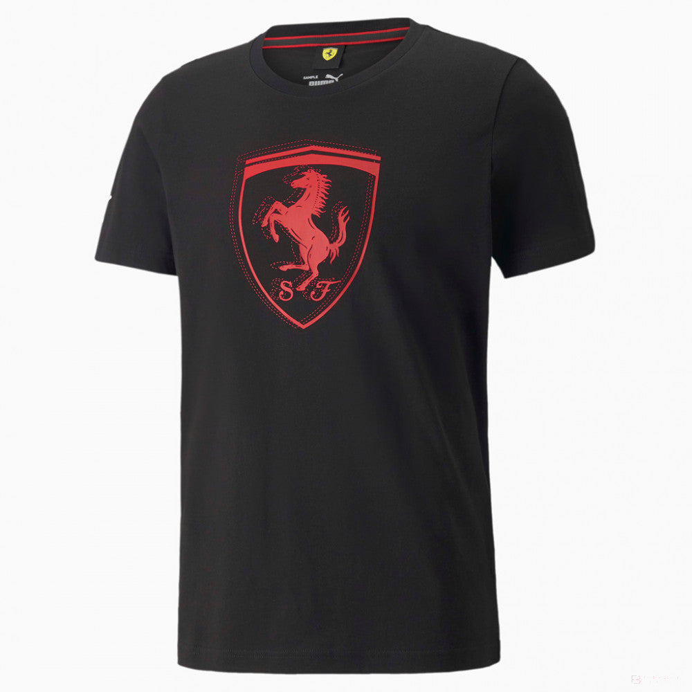T-shirt col rond, Puma Ferrari, 2022, Noir - FansBRANDS®