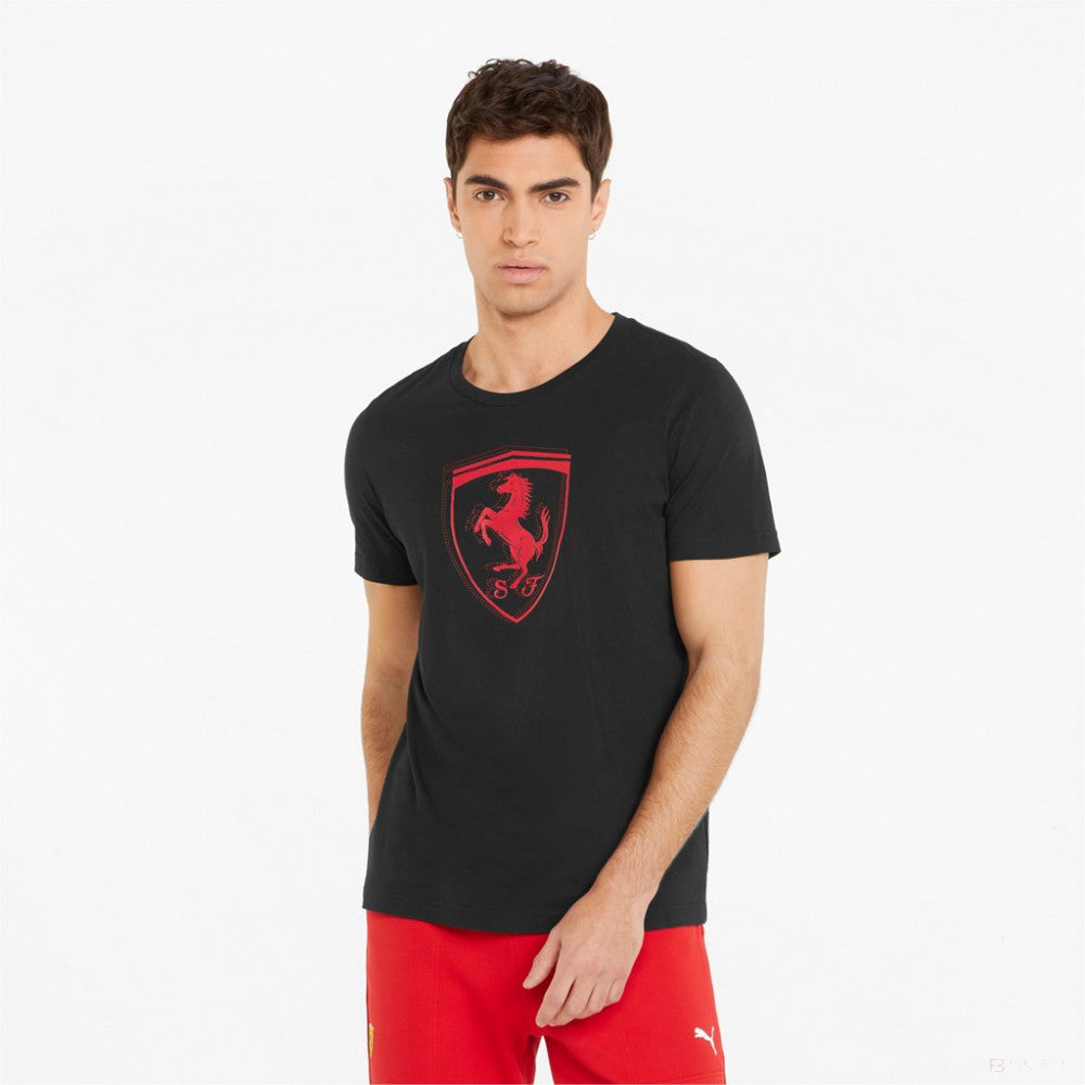 T-shirt col rond, Puma Ferrari, 2022, Noir - FansBRANDS®