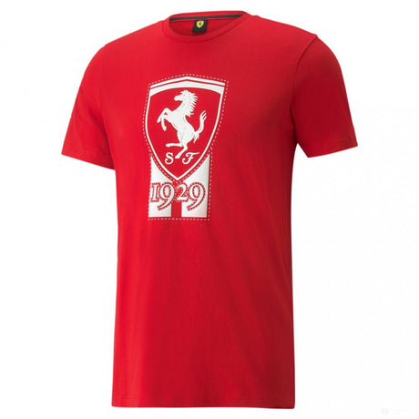 T-shirt col rond, Puma Ferrari, 2022, Rouge - FansBRANDS®