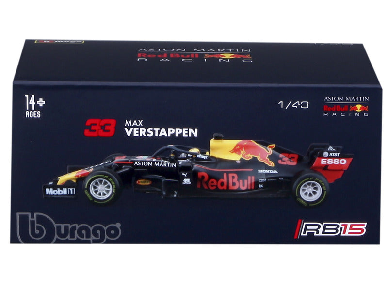 Voiture miniature Red Bull Racing, Max Verstappen, WW N°1 R1, bburago, bleu 🔥