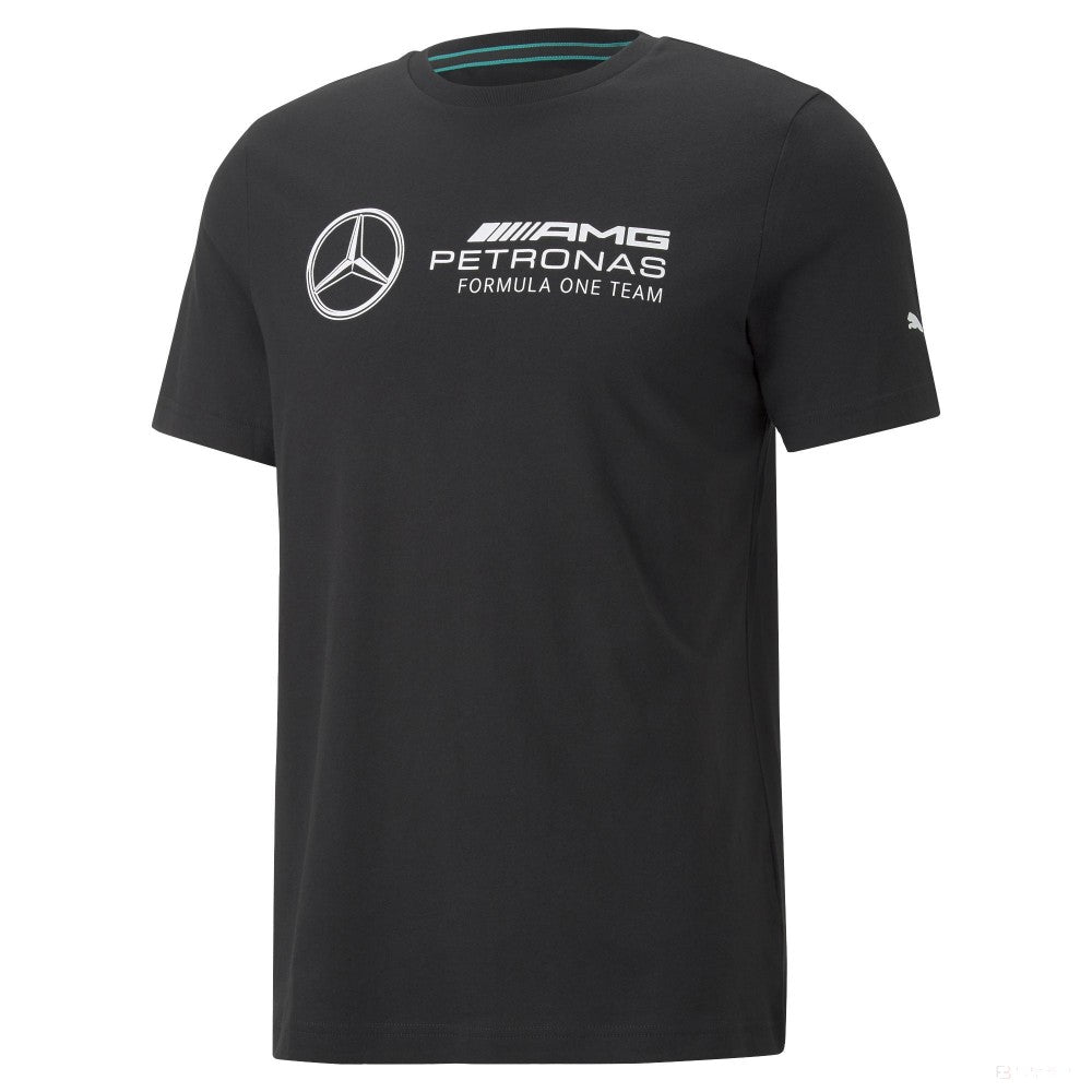 AMG Mercedes  ESS Logo Tee Puma Black 2022 - FansBRANDS®