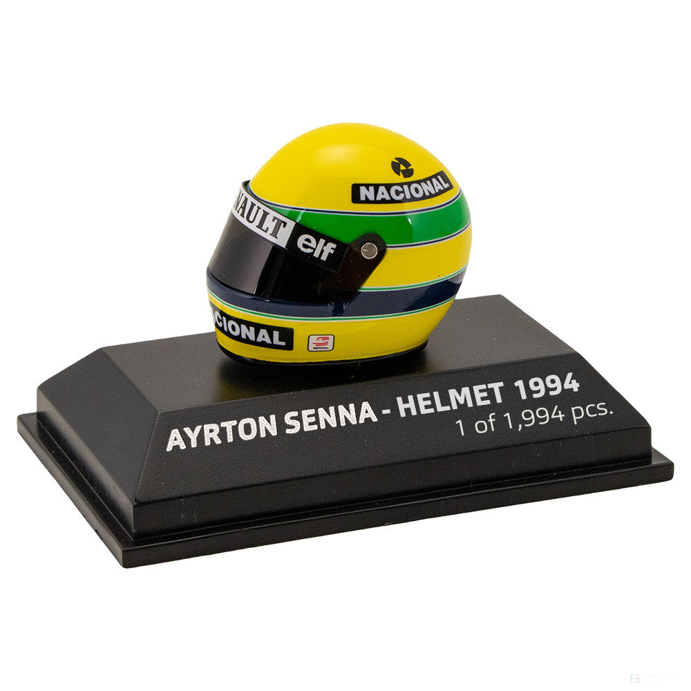 Crash Casque Ayrton Senna, Jaune