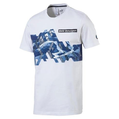T-shirt col rond Bmw Motorsport, blanc - FansBRANDS®