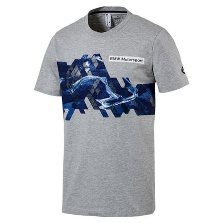 BMW T-shirt, Puma BMW Graphic, Grey, 2017 - FansBRANDS®