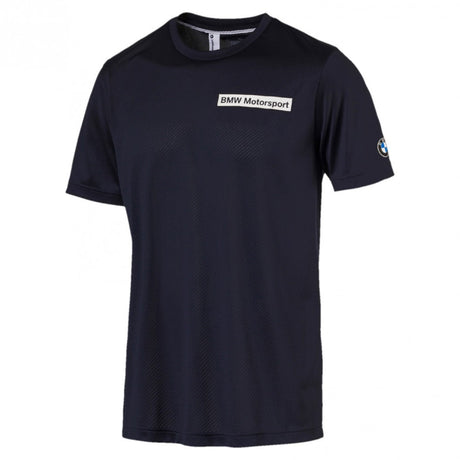 T-shirt col rond BMW Motorsport, bleu - FansBRANDS®