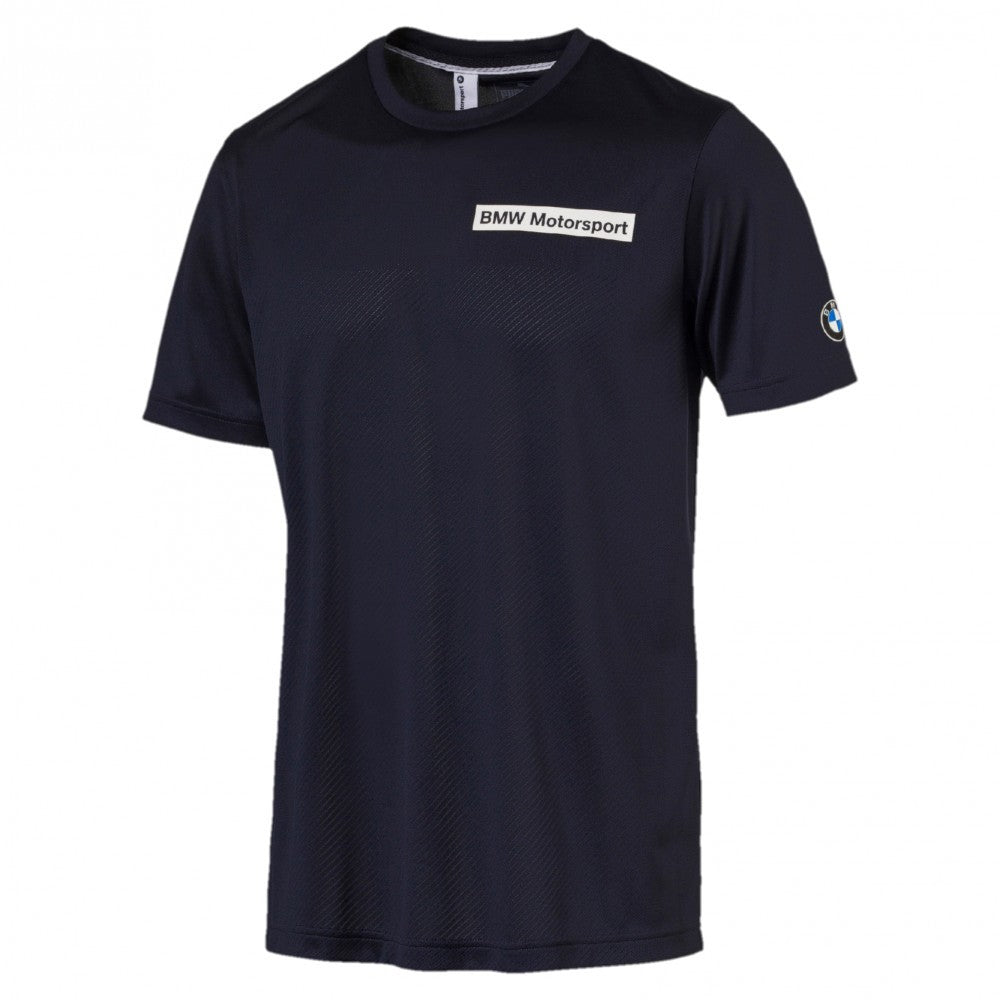 T-shirt col rond BMW Motorsport, bleu