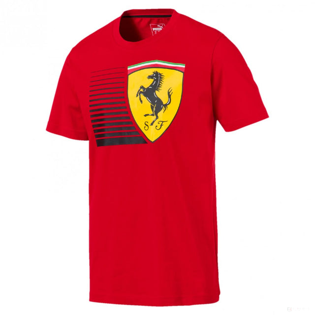 T-shirt col rond Scuderia Ferrari, Rouge - FansBRANDS®