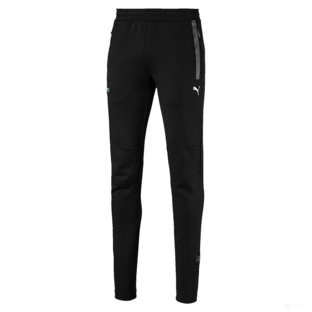 Pantalon Mercedes, Logo de l'équipe Puma, Noir, 2019