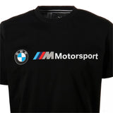 T-shirt col rond BMW Motorsport, noir - FansBRANDS®