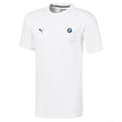 BMW T-shirt, Puma BMW MMS Life Graphic Round Neck, White, 2020 - FansBRANDS®