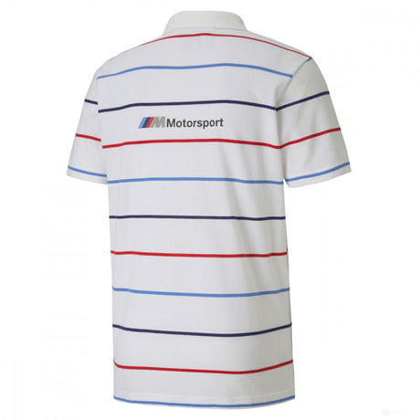 T-shirt col rond BMW Motorsport, blanc - FansBRANDS®