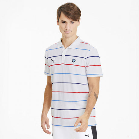 T-shirt col rond BMW Motorsport, blanc - FansBRANDS®