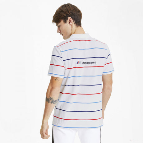 T-shirt col rond BMW Motorsport, blanc - FansBRANDS®