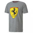 T-shirt col rond Scuderia Ferrari, gris - FansBRANDS®