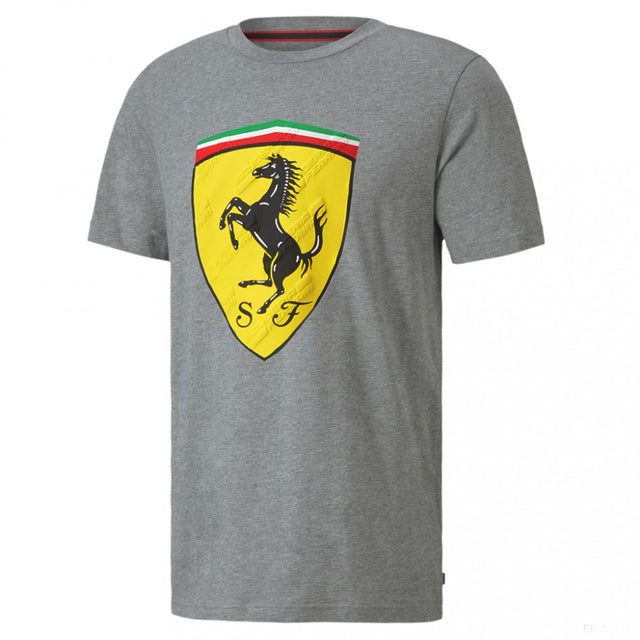 T-shirt col rond Scuderia Ferrari, gris - FansBRANDS®