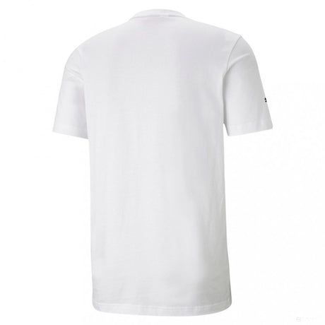 2021, blanch, Puma BMW MMS Car graphique T-shirt
