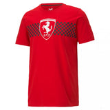 2021, Rouge, Puma Ferrari CheckeRouge Drapeau T-shirt