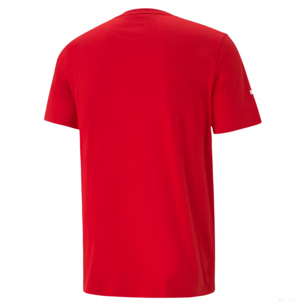 2021, Rouge, Puma Ferrari CheckeRouge Drapeau T-shirt - FansBRANDS®