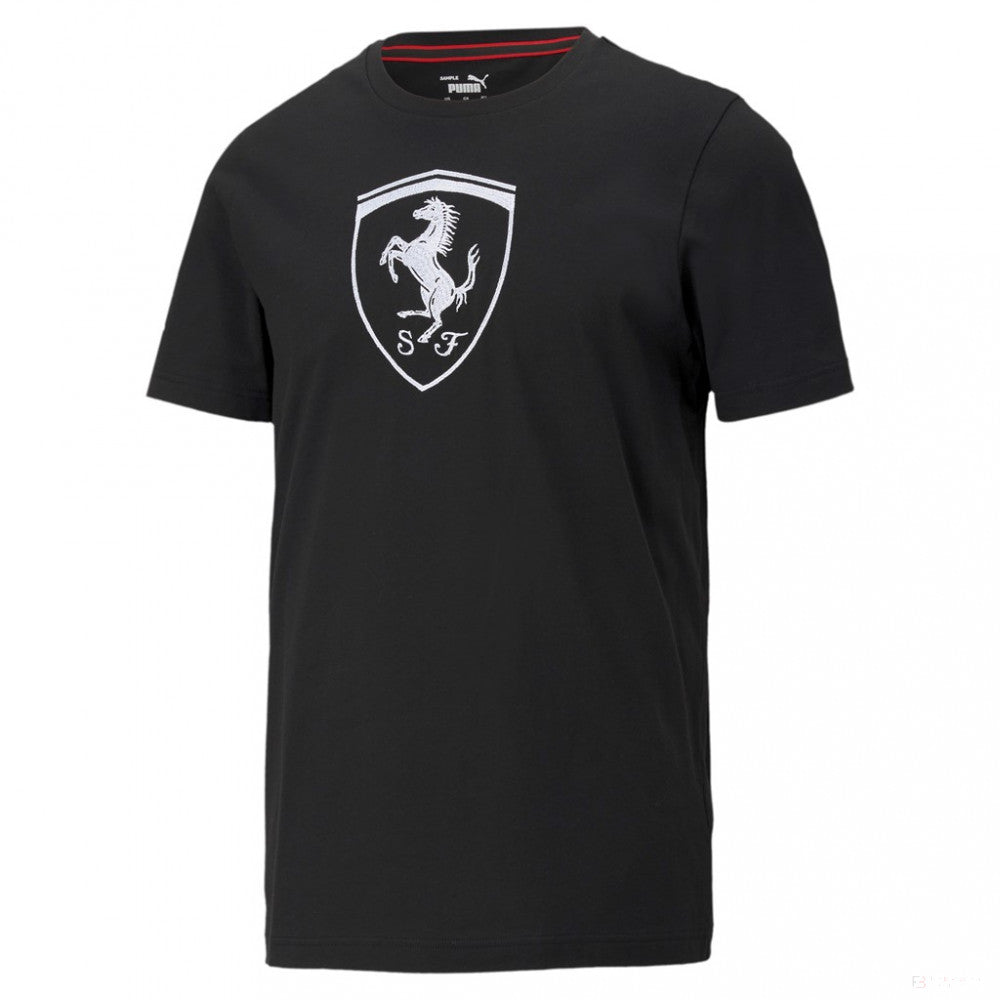 2021, Noir, Puma Ferrari Big Shield+ T-shirt