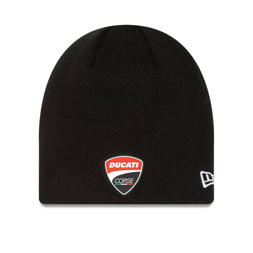 Bonnet Ducati, logo en caoutchouc, New Era, noir
