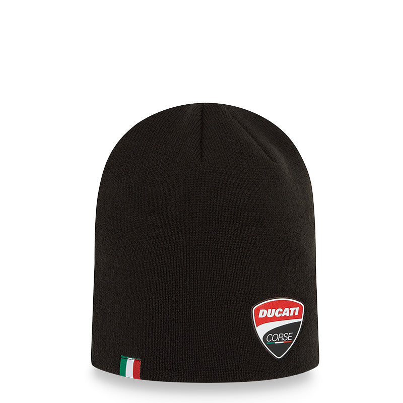 Bonnet Ducati, logo en caoutchouc, New Era, noir