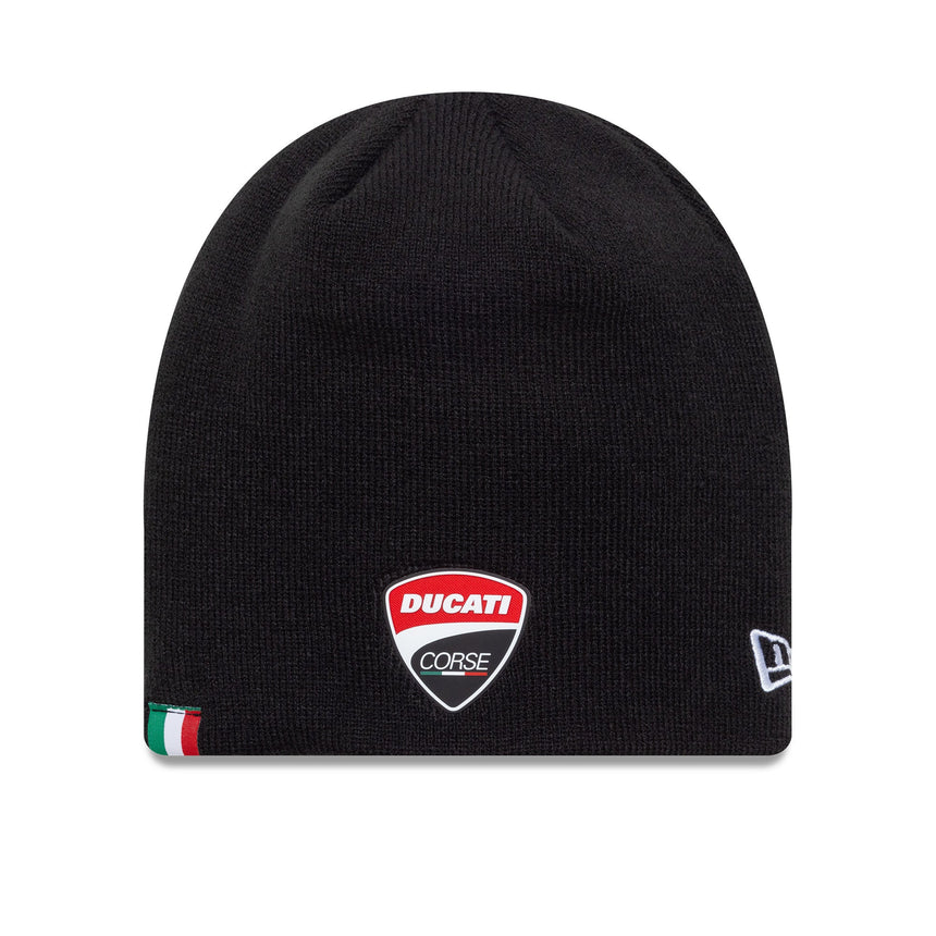 Bonnet Ducati, logo en caoutchouc, New Era, noir
