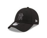 Casquette des Yankees de New York, New Era, 9FORTY, contour pop, noir
