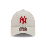 Casquette New York Yankees, New Era, 9FORTY, essentiel, crème