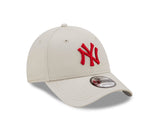 Casquette New York Yankees, New Era, 9FORTY, essentiel, crème