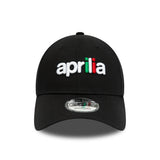 Casquette Aprilia Essential, New Era, 9FORTY, noire