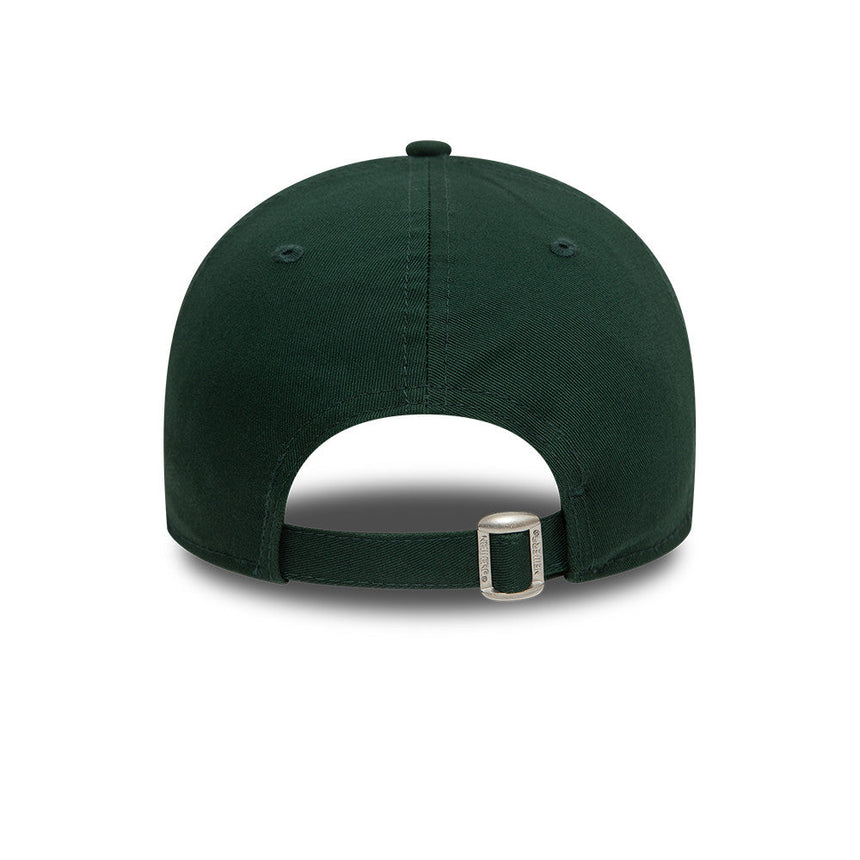 Casquette des Yankees de New York, New Era, 9FORTY, essentiel, vert foncé