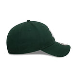 Casquette des Yankees de New York, New Era, 9FORTY, essentiel, vert foncé