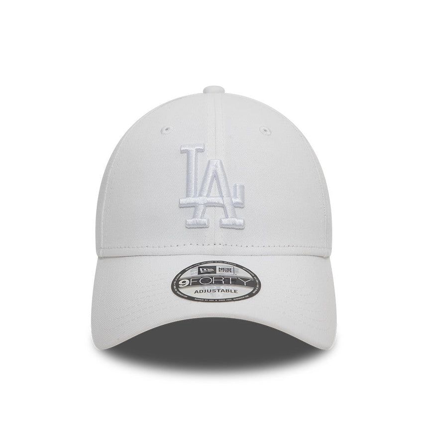 Casquette des Dodgers de Los Angeles, New Era, 9FORTY, essentielle, blanche