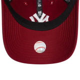 Casquette des New York Yankees, New Era, 9TWENTY, essentiel, bordeaux