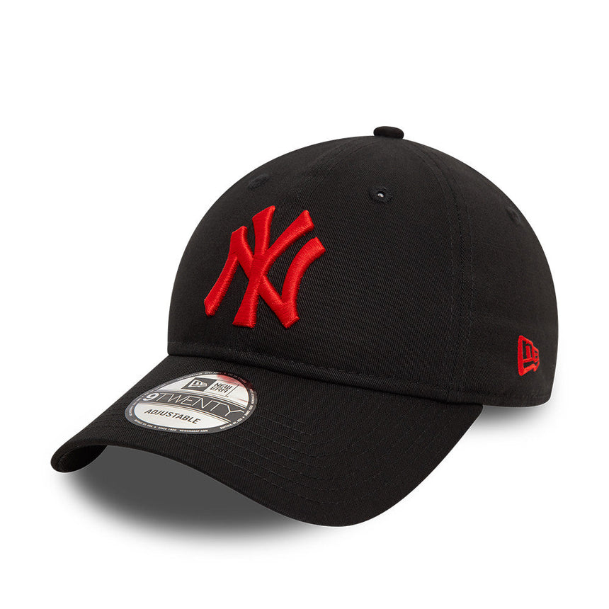 Casquette des New York Yankees, logo rouge, New Era, 9TWENTY, essentiel, noir