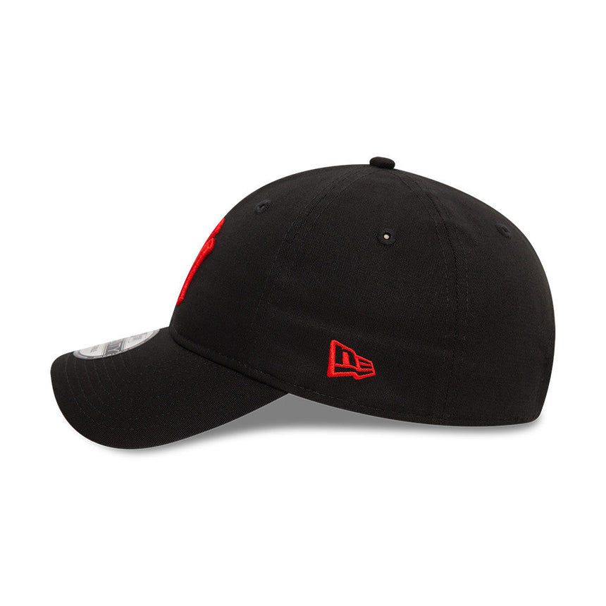 Casquette des New York Yankees, logo rouge, New Era, 9TWENTY, essentiel, noir
