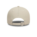 Casquette des Yankees de New York, logo noir, New Era, 9TWENTY, essentiel, beige
