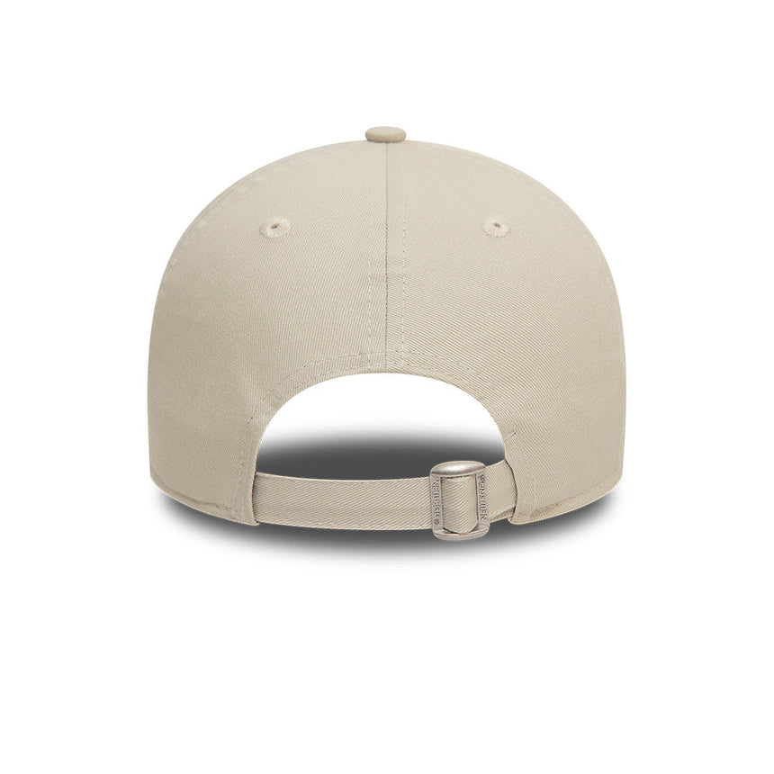 Casquette des Yankees de New York, logo noir, New Era, 9TWENTY, essentiel, beige