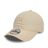 Casquette des Dodgers de Los Angeles, New Era, 9TWENTY, essentiel, beige
