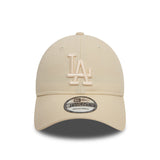Casquette des Dodgers de Los Angeles, New Era, 9TWENTY, essentiel, beige