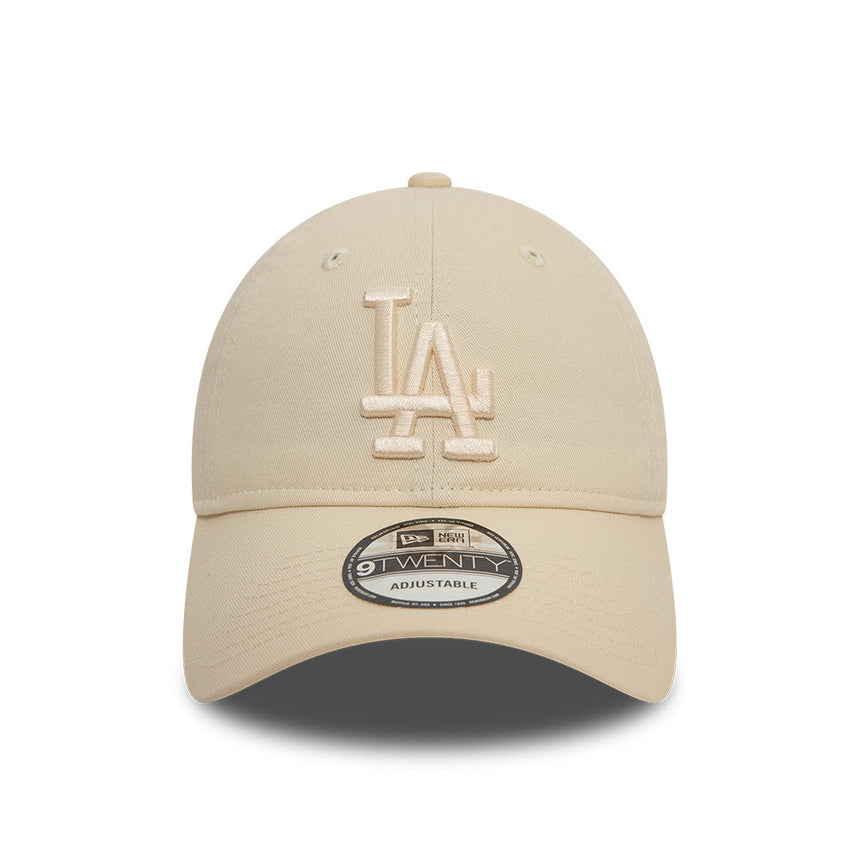 Casquette des Dodgers de Los Angeles, New Era, 9TWENTY, essentiel, beige