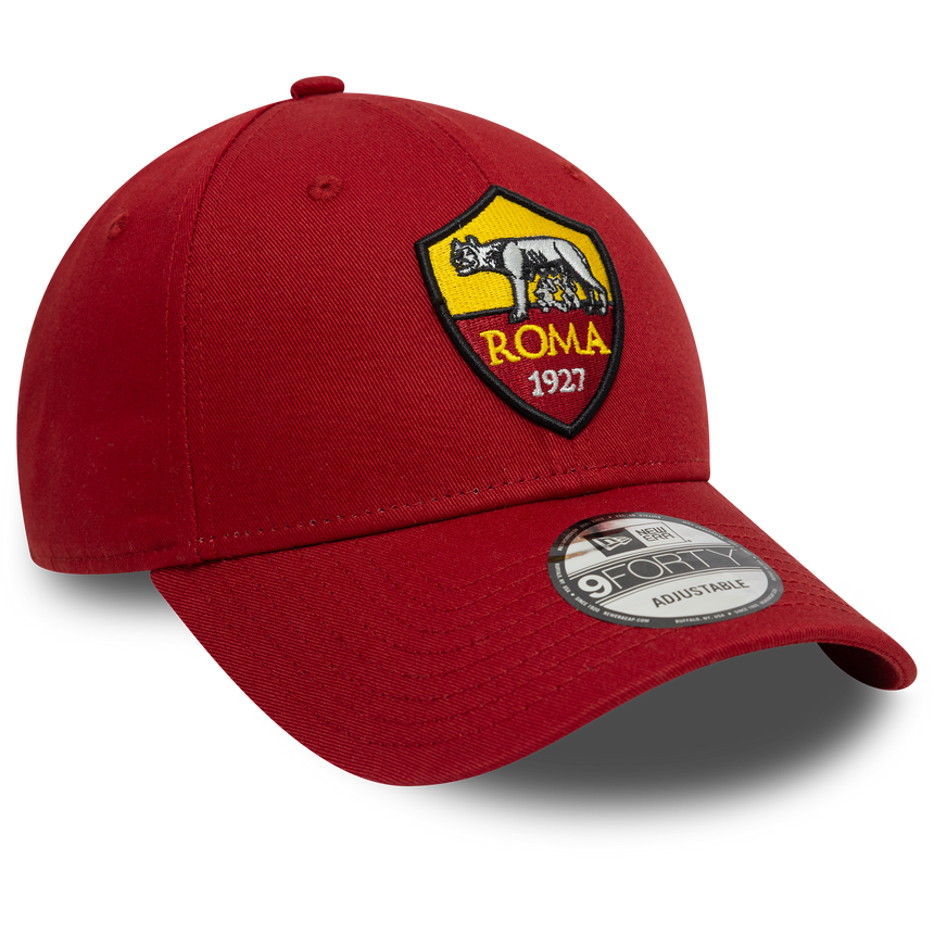 Casquette AS Roma, New Era, 9FORTY, Core, rouge