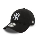 Casquette des Yankees de New York, lavée, New Era, 9TWENTY, noire
